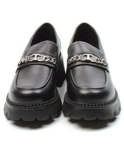 03-5939 BLACK Лоферы женские (натуральная кожа)