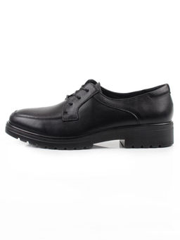 03-DYL85-1 BLACK Полуботинки женские (натуральная кожа)