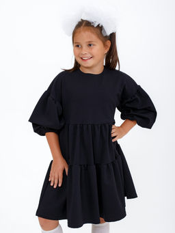 Платье КРИСТИ школа,цвет т.Синий,состав 78%х/б,16%пэ,6% лайкра