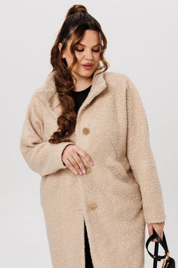 Пальто Michel Chic 363/1 бежевый  фото 4