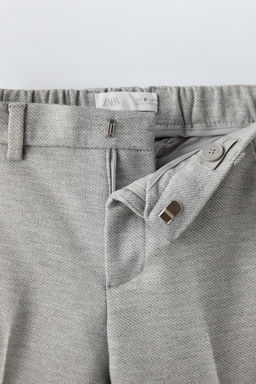 COMFORT SLIM FIT SUIT TROUSERS - Zara фото 3