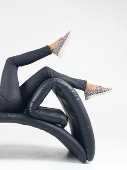 Лоферы туфли 172.1841be.Бежевый леопард