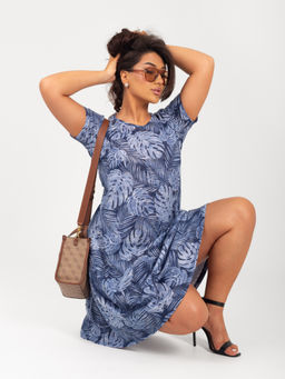 Платье женское кулирка АГНИЯ ДЖИНСА - Domtrik фото 3