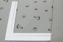 Теплый хлопок Колючие друзья цв.св.серый с зеленым оттенком, ш.1.5м, хлопок-100%, 160гр/м.кв - Купава фото 4