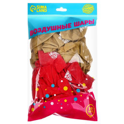 Воздушные шары латексные 12" «Мама, Пожелания», 50 шт.