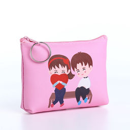 Цена за 2 шт. Кошелёк монетница на молнии, МИКС