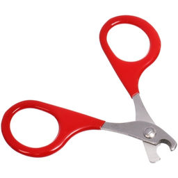 Цена за 4 шт. Когтерез для животных "ЗООУЛЬТРА", механизм ножницы, цвет красный, 8*5,5см