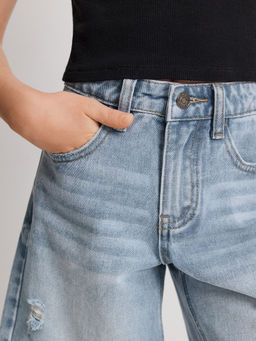 ACOOLA / Шорты джинсовые детские для девочек Odete голубой  фото 6