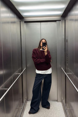 SOFT PLAIN KNIT SWEATER - Zara фото 40