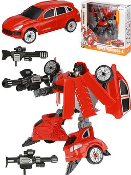Робот-трансформер в коробке 30*9*28см (И-9516) красный