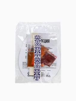 Пасхальный набор для декора яиц Гжель: краситель 4 шт., кандурин золотой, подставки 7 шт. - KONFINETTA фото 3