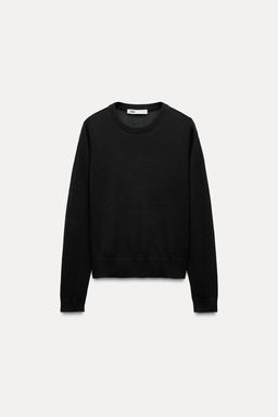 BASIC PLAIN KNIT SWEATER - Zara фото 17