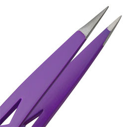 SOL Пинцет 251-G705 цветной, игольчатое окончание с четкими гранями