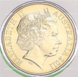 Монета 1 доллар 2011 года Австралия Президентский Кубок  Австралия 2011 (в конверте с почтовой маркой)