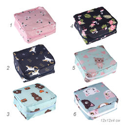 Косметичка 12x12 см ЛИМОН / IU-12 /уп 300/ 708136