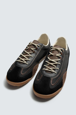 ZAPATILLA ESTILO RETRO / Negro - Zara фото 5