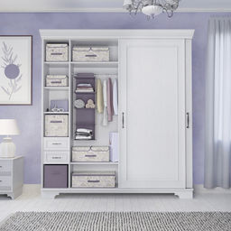 VAL LV-BOX-LD Короб стеллажный с двойной крышкой, 58*40*18 см, LAVANDE, шт