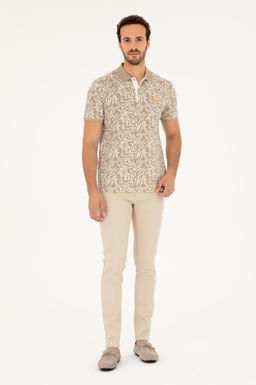 U. S. Polo Assn / Мужская футболка светло-хаки - U.s. polo assn фото 11