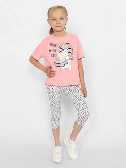 CRB wear/CWKG 70422-11 Бриджи для девочки,светло-серый меланж/Ex.Cherubino