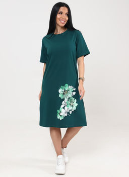 IV-CAPRIZ Антуриум - туника изумрудный