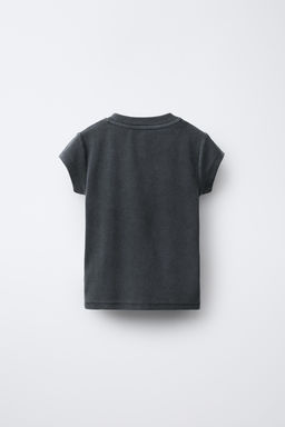 STRASS WASHED-EFFECT T-SHIRT - Zara фото 2