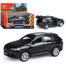 Машина металл Haval f7 (дв, багаж, черный) инерц., в коробке