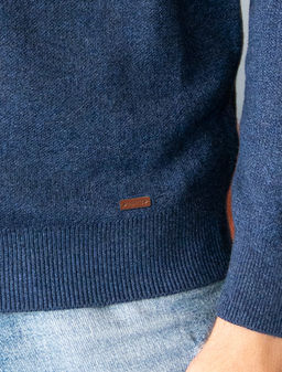 VILATTE / Базовый джемпер тонкой вязки из хлопка  фото 4