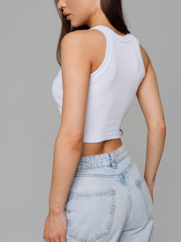 Майка женская кашкорсе белая 2049 (9) - Lingeamo фото 7