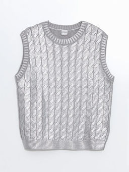 Bisiklet Yaka K?z ?ocuk Triko S?veter