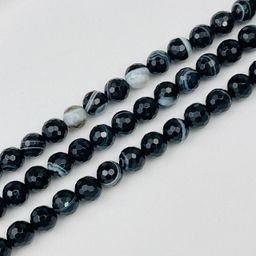 Бусины для украшений из полосатого Агата 39 см