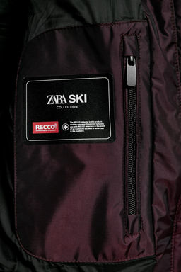 ANORAK ACOLCHADO 80% PLUM?N 20% PLUMA WATER RESISTANT WINDPROOF RECCO® TECHNOLOGY SKI COLLECTION / Burgundy - Zara фото 13
