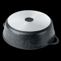 Жаровня 4л 280/95 Гранит с крышкой ж7128аг