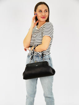 LACCOMA сумка Паола-22-Л815-черный эко кожа хлопок