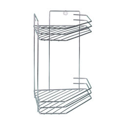 _Полка 2х ярусная угловая, арт. RUS-385061-2 - Полимербыт фото 2