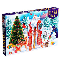 Пазл Чудесный Новый год, 160 элементов, большая коробка