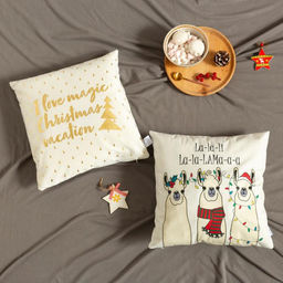 Наволочка декоративная Этель Magic Christmas 40х40 см, 100% п/э, велюр  фото 6