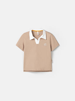 Футболка поло "Сливочный ирис"