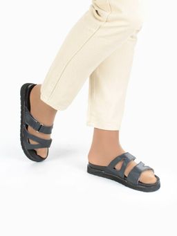 08-K26-8 BLUE Сандалии женские (натуральная кожа) - Фабричный китай фото 2