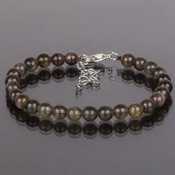 Браслет из Кошачего глаза 17 см +