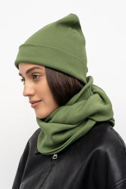 Комплект шапка+снуд