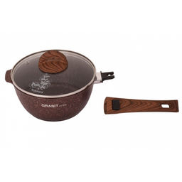 ///ЛА_АП_Ковш 2,2л GRANIT ULTRA со съемной ручкой, стекл кр, арт. кга0225а