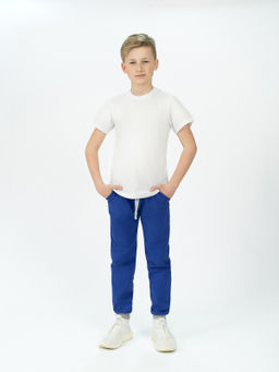 Брюки детские васильковые