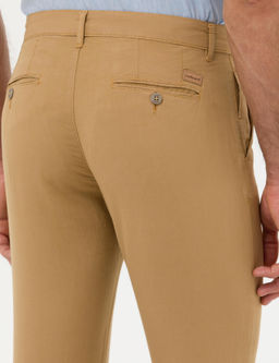 Брюки из льняной ткани приталенного кроя цвета Camel - Cacharel фото 7