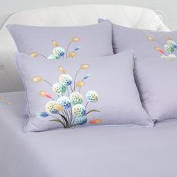 Лусия Евро/Пододеяльник: 1 шт. - 220*200; Простыня: 1 шт. - 240*240; Наволочка: 2 шт. - 70*70; Наволочка: 2 шт. - 50*70; Велюр