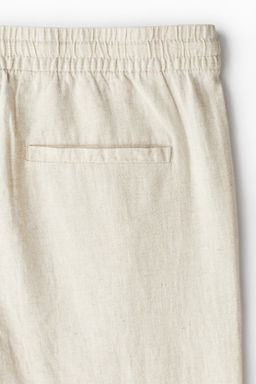 Pantal?n en mezcla de lino Regular Fit - H&m фото 8