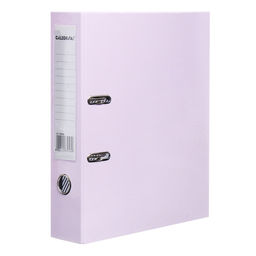 Пaпкa-регистратор А4 75мм Calligrata ламинированная, светлая сирень  фото 2
