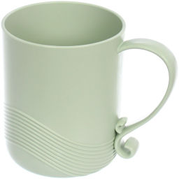 Цена за 2 шт. Кружка пластиковая 520мл "Волна", микс цветов