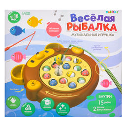 Музыкальная игрушка «Весёлая рыбалка: Мишка», звук