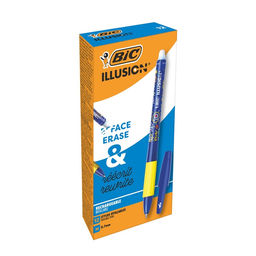 Ручка гелевая стираемая BIC Gelocity Illusion, узел 0.7 мм, чернила чёрные, цена за 1 шт.  фото 11