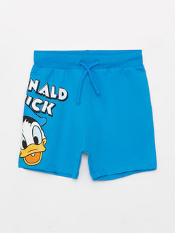 Beli Lastikli Donald Duck Bask?l? Erkek Bebek ?ort